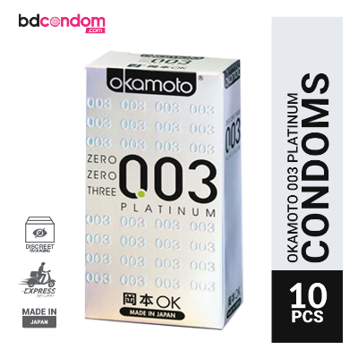 Picture of OKAMOTO 003 Platinum Thinnest Premium Condom - 10Pcs Pack(Made In Japan)