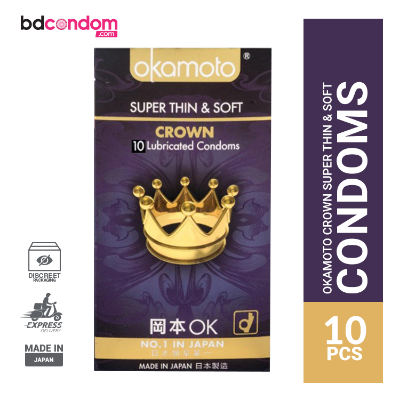 Picture of Okamoto Crown Super Ultra Thin & Soft Condom - 10Pcs Pack(Japan)