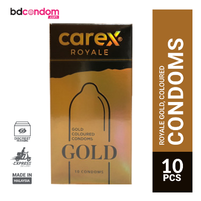 Picture of CAREX Royal Gold Color Premium Condom - 10Pcs (Malaysia)