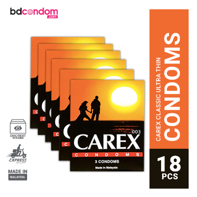 Picture of Carex Classic Combo Condom Ultra Thin 6x3s = 18Pcs Condom (Malaysia)
