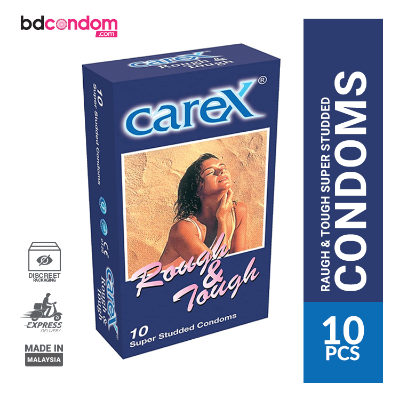 Picture of Carex Rough and Tough Super Studded Dotted Condom - 10Pcs Pack (Malaysia)