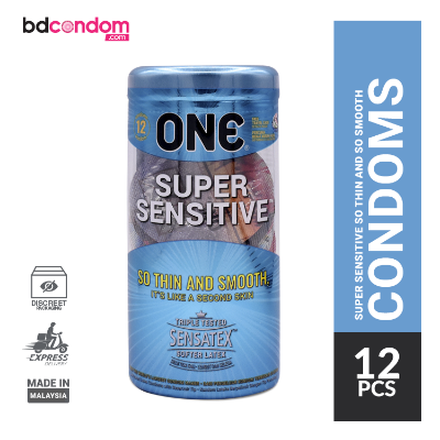 Picture of One Super Sensitive So Thin And Smooth Condom - 12pcs Pack(Malaysia)