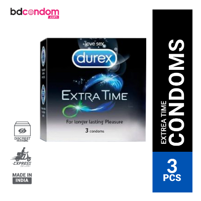 Picture of Durex Extra Time Condom For Men - 3Pcs Pack(India)