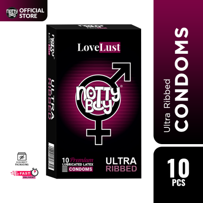 Picture of NottyBoy LoveLust Ultra Ribbed Condom - 10Pcs Pack(India)