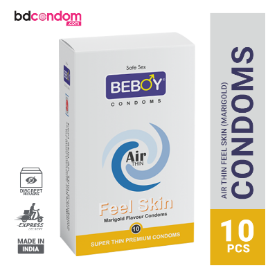Picture of Beboy Air Thin Feel Skin Super Thin (Marigold) Condom - 10Pcs Pack(India)