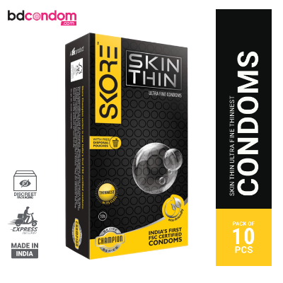 Picture of Skore Skin Thin Ultra Fine Condom - 10Pcs Pack(India)