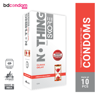 Picture of Skore Nothing Climax Delay Long Lasting Condom - 10Pcs Pack(India)
