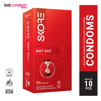 Picture of Skore Notout Climax Delay & 1500 + Dotted Condom - 10Pcs Pack(India)