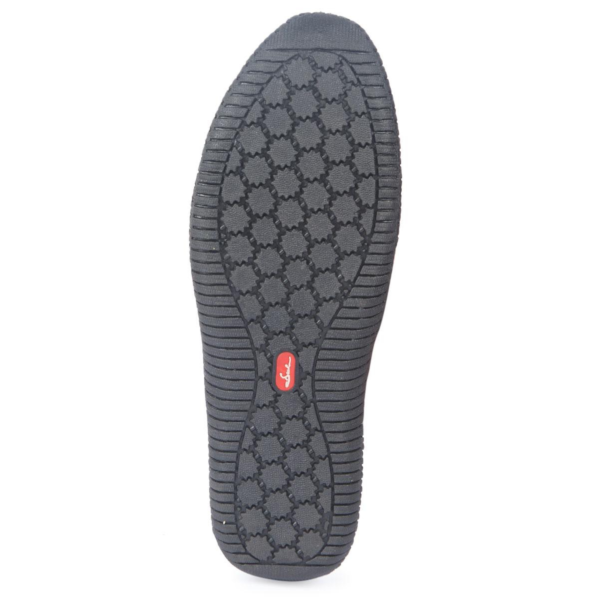 Picture of Black Leather Shoe For Men Black