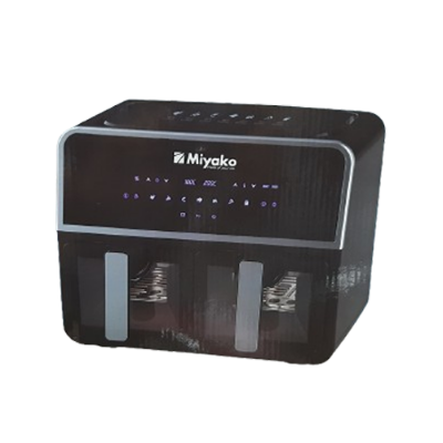 Picture of Miyako AF-4590 Double Chamber Digital Touch Panel Air Fryer, 9Liters.