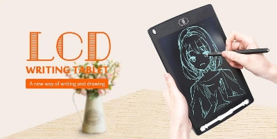 Picture of 8.5 inch Digital LCD Writing Tablet Digital Drawing Tablet Handwriting Pads-Kids Drawing pad- Children Writing Board