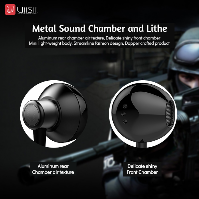 Picture of UiiSii HM12 Gaming Headset On-Ear Deep Bass Good Treble Earphone With Pouch