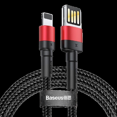 Picture of Baseus Durable Fast Charging USB to Lightning Cable – Nylon Braided Data Cable for iPhone/iPad (1Meter)