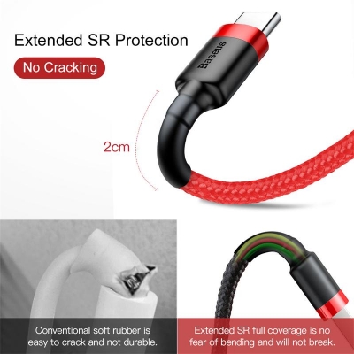 Picture of Baseus Reversible Type C usb charging cable for Android