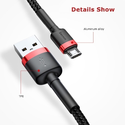 Picture of Baseus Reversible Micro usb charging cable for Android