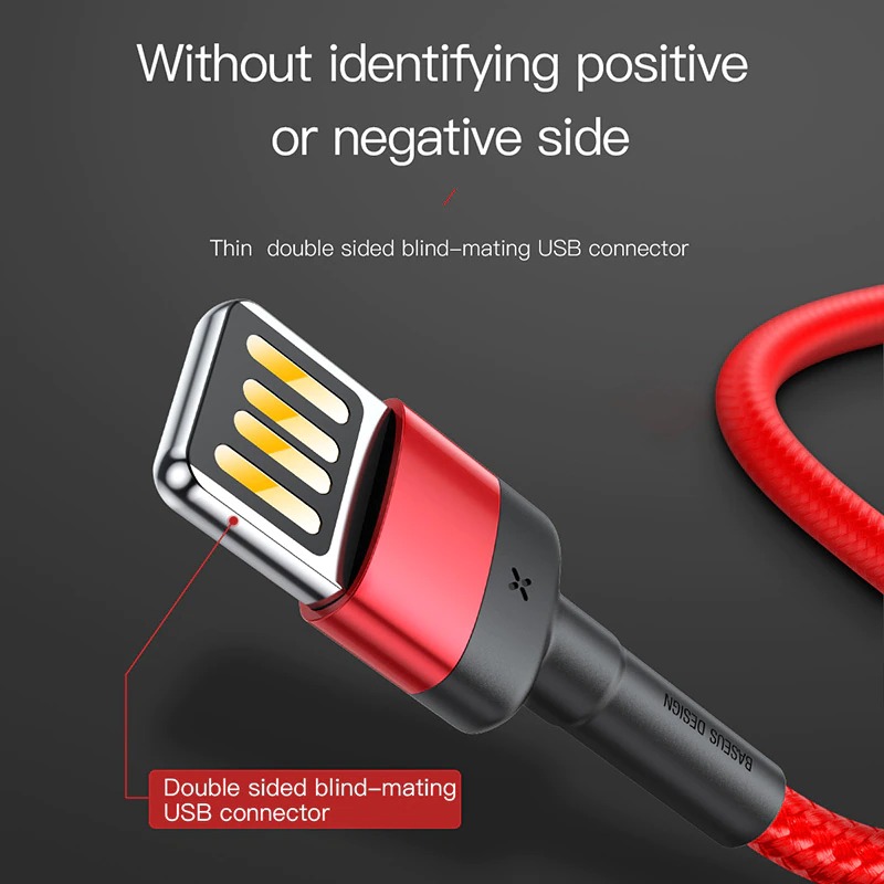 Picture of Baseus Reversible USB Charging Cable for i-Phn