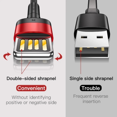 Picture of Baseus Reversible USB Charging Cable for i-Phn