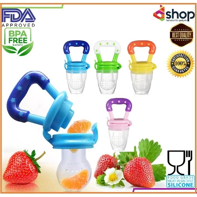 Picture of Baby Pacifier Fruit Vegetables Meat Feeder Silicone
