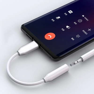 Picture of SAMSUNG Type C 3.5 Jack Earphone Cable USB C to 3.5mm AUX Headhones Adapter For SAMSUNG Galaxy Note 10 Plus 10+ A90 A80 A6/Samsung Type - C to 3.5mm Headphone Adapter