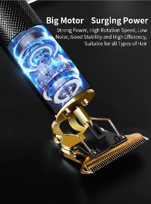 Picture of Hair Cutting Machine Hair Trimmer Electric Hair Clippers Shaver Beard Trimmer Men Hair Cutting T Style Machine Rechargeable Hair Trimmer