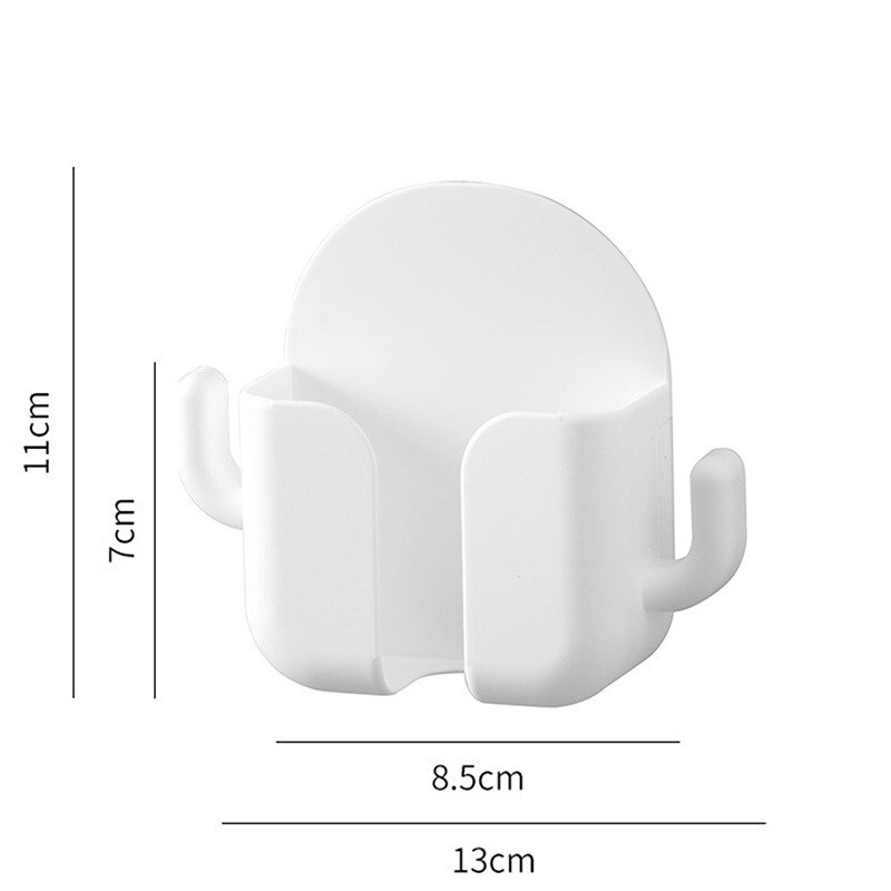 Picture of Multi-function Wall Mounted Organizer Holder, Storage Box, Remote Control, Mobile Phone Plug, Home Charging Shelf