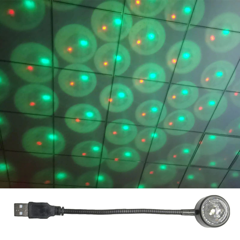 Picture of 1 Pcs Multi Color DJ USB LED Car Interior Lighting Kit Atmosphere Light Neon Colorful Lamps Interesting Portable Accessories