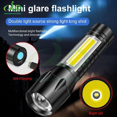 Picture of Geepas GP-009 Rechargeable Led Flashlight Torch Lamp