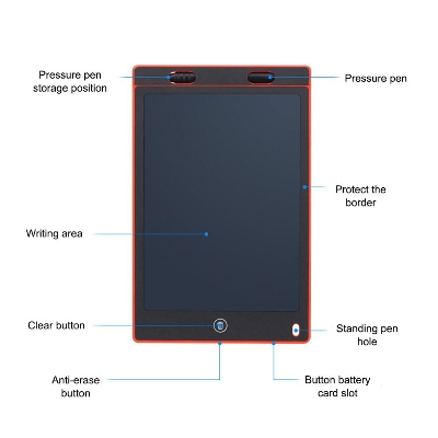 Picture of 10 Inches Kids Toys LCD Drawing Tablet Painting Tools Electronics Writing Board Educational Electronic Drawing Board