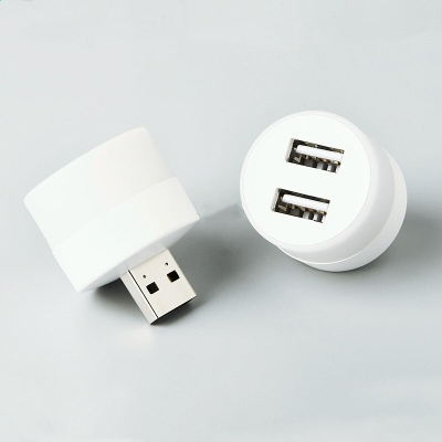 Picture of USB Mini Light Plug And Play Usb Gadgets Hub 2Ports Gift ,Small Book Lamps LED Eye Protection Reading Desk Lighting For Computer