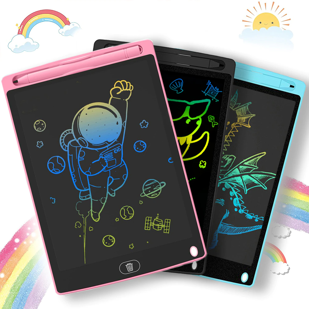 Picture of 12 Inch LCD Writing Tablet Drawing Board Kids Graffiti Sketchpad Toys Handwriting Blackboard Magic Drawing Boards Toy Gift