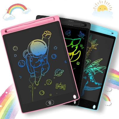Picture of 12 Inch LCD Writing Tablet Drawing Board Kids Graffiti Sketchpad Toys Handwriting Blackboard Magic Drawing Boards Toy Gift