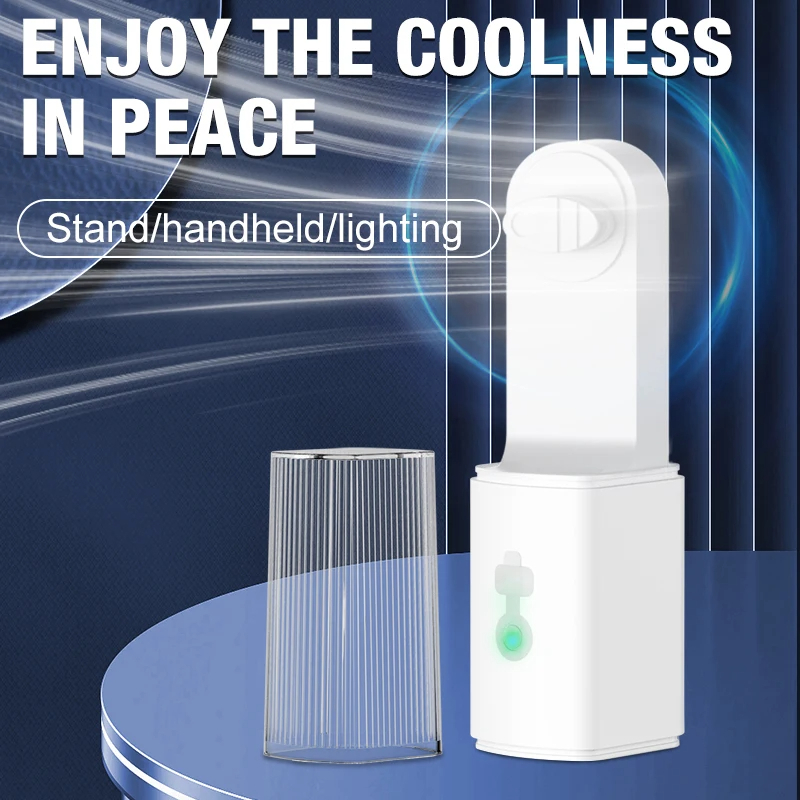 Picture of Pocket Fan With Troch Light Rechargeable Powerful Fan Foldable wing with Torch and Flashlight-D shop