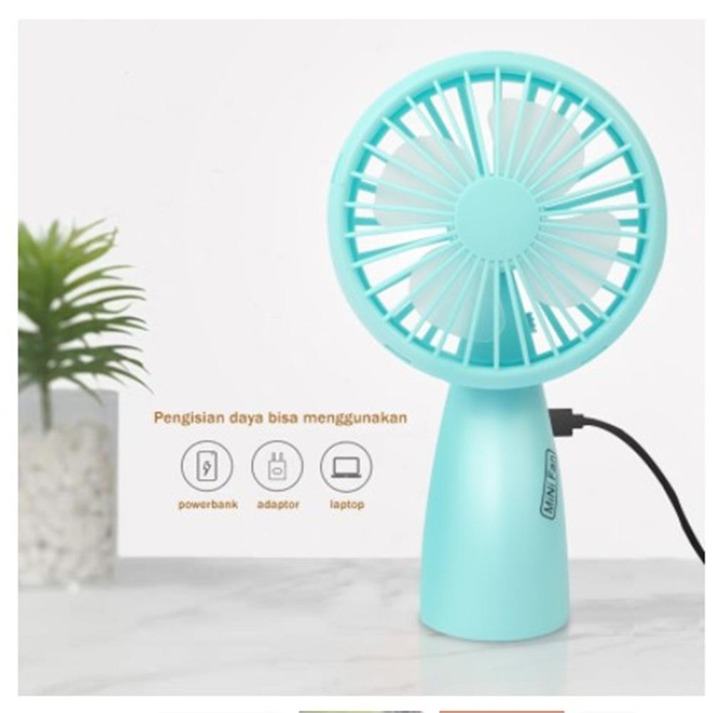 Picture of Mini USB Rechargeable Portable LED Lighting Fan