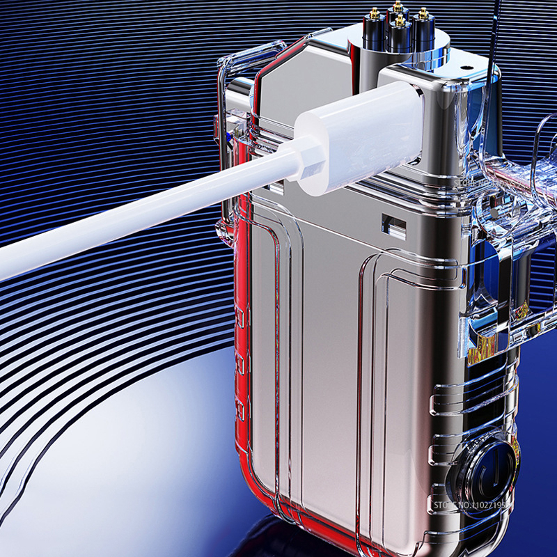 Picture of Waterproof Dual Arc Lighter With COB Light Type C Charge Outdoor Camping BBQ Survive Ignition Luminous Electric Pulse Lighter