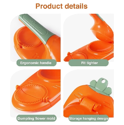 Picture of 2 in 1 magic cake maker -2 in1 dumpling maker diy kit wrapper presser manual Labor-machine kitchen gadgets mini size