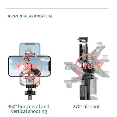 Picture of K28 Long Wireless Selfie Stick Tripod Stand Foldable Monopod With Remote shutter For Smartphones TIKTOK Shooting Live