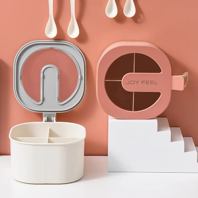 Picture of 1/2/3pcs Spice Box Household Kitchen Utensils Storage Box Seasoning Jar MSG Sugar Salt Jar Seasoning Jar Combination Set