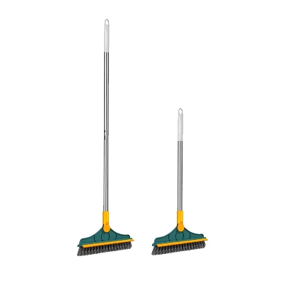 Picture of Household Cleaning Brush Adjustable Long Handle Floor Brush Kitchen Magic Broom for Washing Windows Tile Corner Gap Toilet Tools
