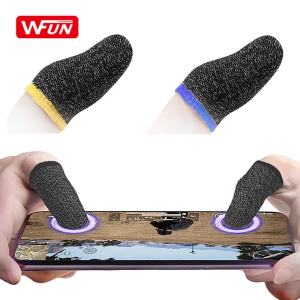 Picture of 5 pair (10 pcs)Gaming Finger Sleeve Game Controller Sweatproof Gloves Breathable Fingertips For Mobile Games Touch Screen Finger Cots Cove