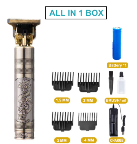 Picture of Electric Hair Clippers Shaver Beard Trimmer Men Hair Cutting T Style Machine Rechargeable Hair Trimmer