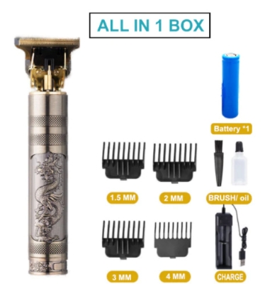 Picture of Electric Hair Clippers Shaver Beard Trimmer Men Hair Cutting T Style Machine Rechargeable Hair Trimmer