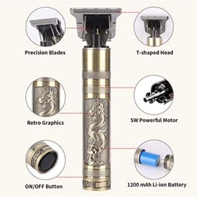 Picture of Electric Hair Clippers Shaver Beard Trimmer Men Hair Cutting T Style Machine Rechargeable Hair Trimmer