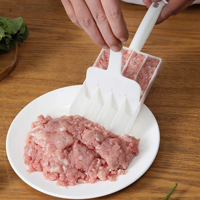 Picture of Creative Kitchen Meatball Maker Meat Ball Scoop with Cutting Spade Piyaju Maker, None-Stick Meatball Maker Cooking Piyajo Maker Accessories – D Shop