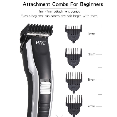 Picture of HTC Hair Cutting Machine Haircut Machine Electric Hair Clipper Professional Hair Trimmer For Men Barber With Wire EU Plug-D Shop