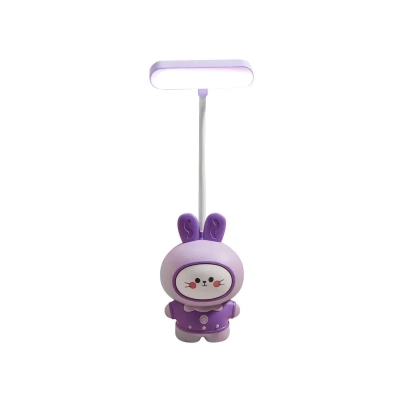 Picture of Colorful energy-saving bedside lamp small TV base desk lighting USB charging eye protection cute cartoon sleeping-D Shop