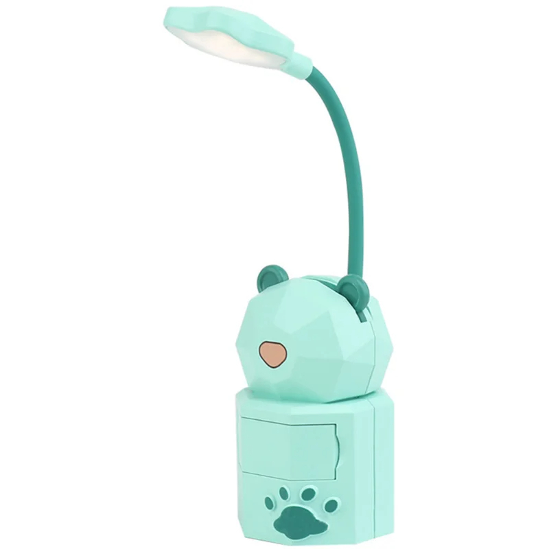 Picture of Book Lamp Rechargeable Bed Light Reading Light For Kids Mighty Bright Book Lights Kids Lamps for Bedrooms Girls,Kids Reading Light Cute Design USB Charging Warm Light 360 Degrees Gooseneck-D Shop