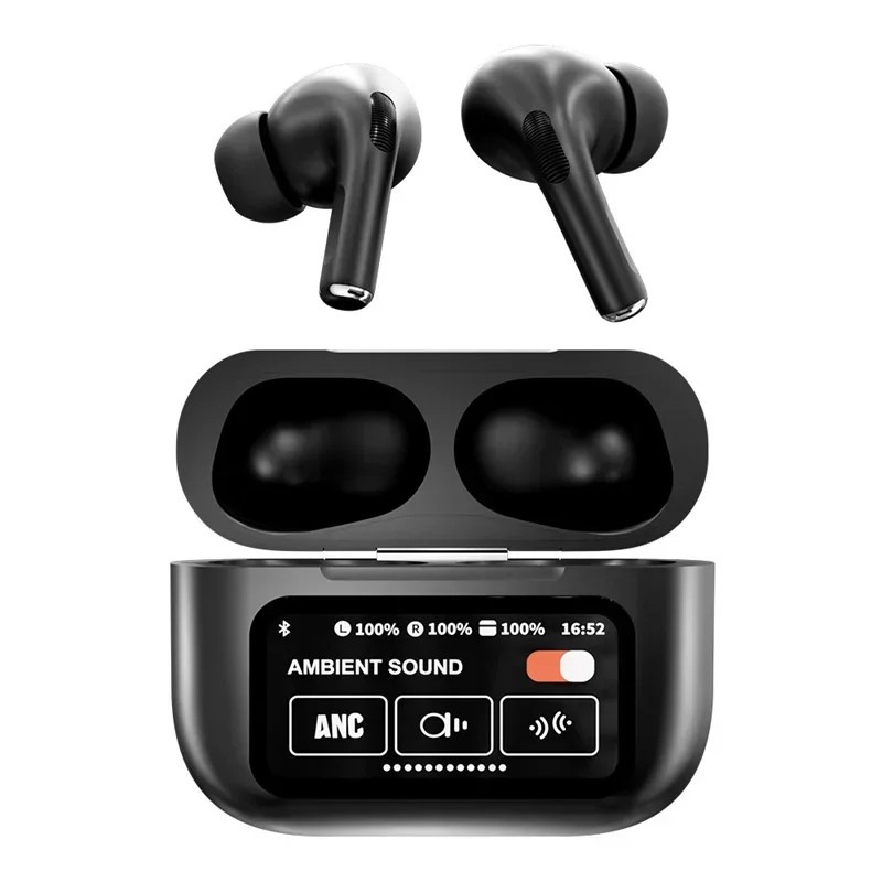 Picture of D Shop A9 pro Earphones TWS Wireless Bluetooth Headphones Touch Screen Bluetooth Earbuds Stereo Earbuds With Mic