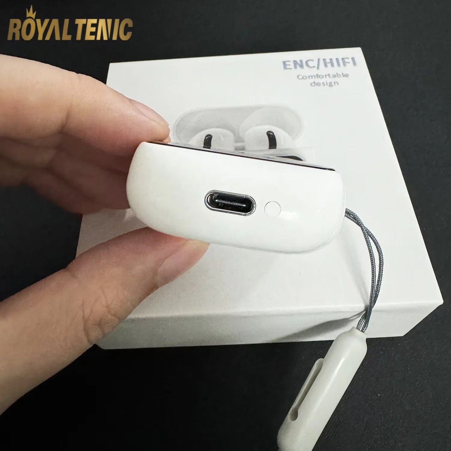 Picture of D Shop A9 pro Earphones TWS Wireless Bluetooth Headphones Touch Screen Bluetooth Earbuds Stereo Earbuds With Mic