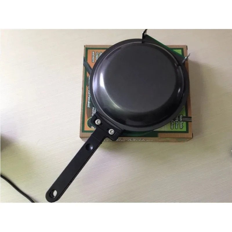 Picture of Double Sided Frying Pan Green Nonstick Stir Frying Pan with Ceramic Coating Pancake Maker Cake Maker Home Kitchen Cookware_D Shop