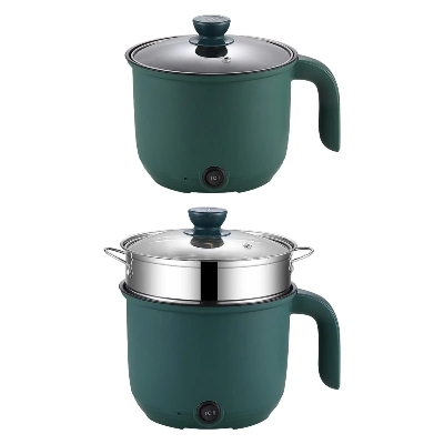 Picture of Electric Cooking Pot Multifunctional Nonstick Household Cooking Pot 1-2 Person ,Double Layer Hot Pot Electric Rice Cooker Machine_ D Shop